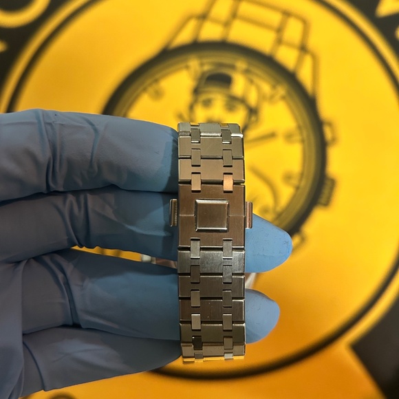 Seiko Custom Royal Oak Style – Automatic Men’s Watch, Stainless Steel, Silver Di - Picture 6 of 10